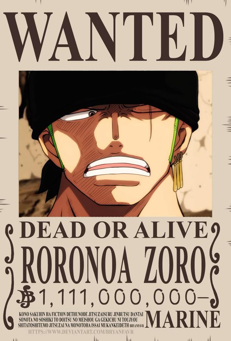 Roronoa Zoro - Pirate Hunter, King of Hell